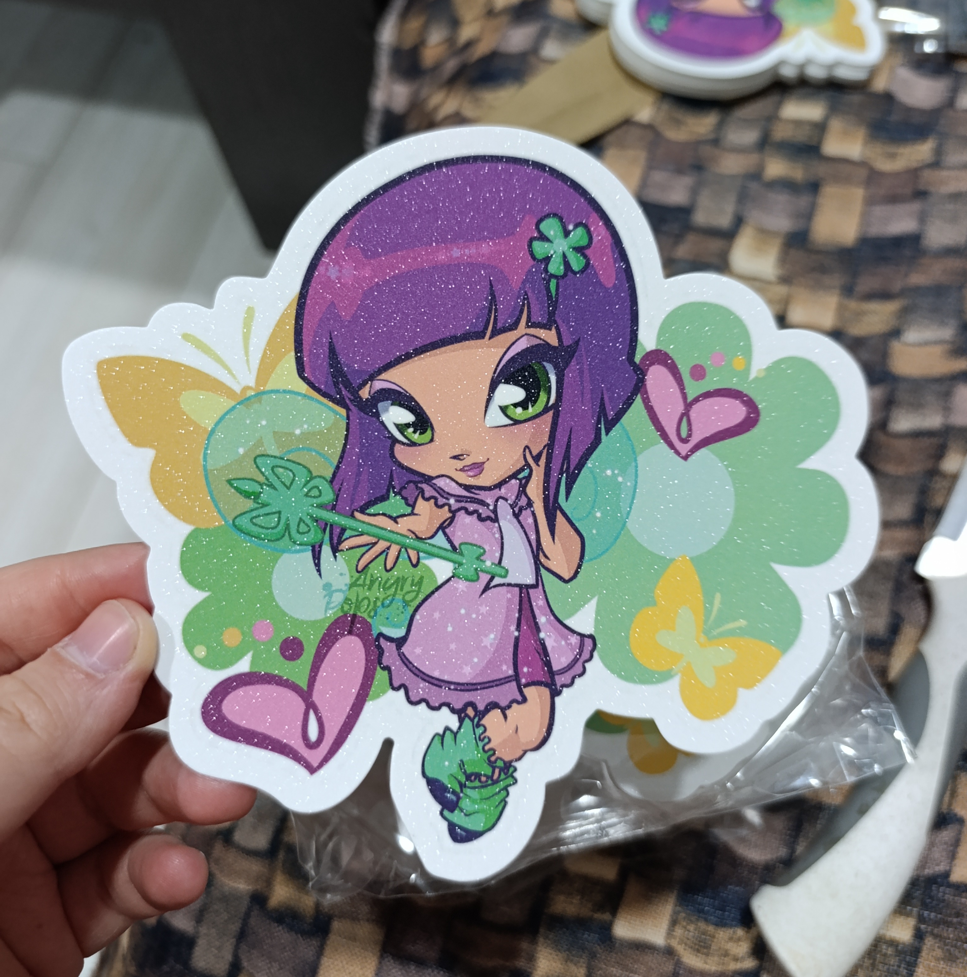 Фигурная открытка Пикси 